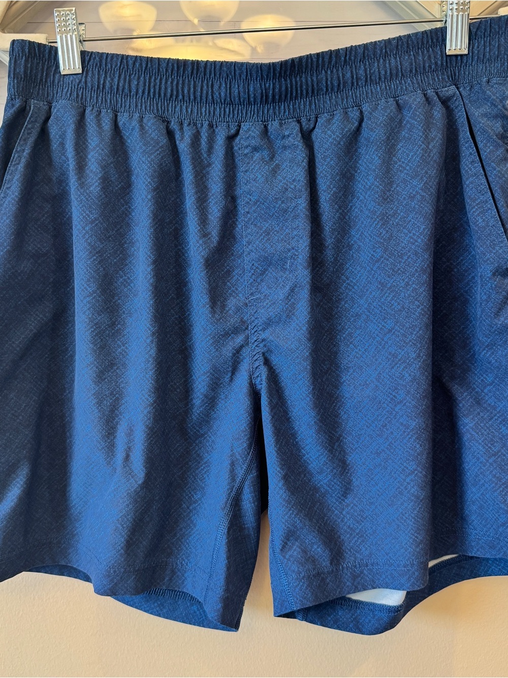 Rhône Blue Guru Performance Training Shorts Unlined Mens Size‎ Lg Workout Flaw